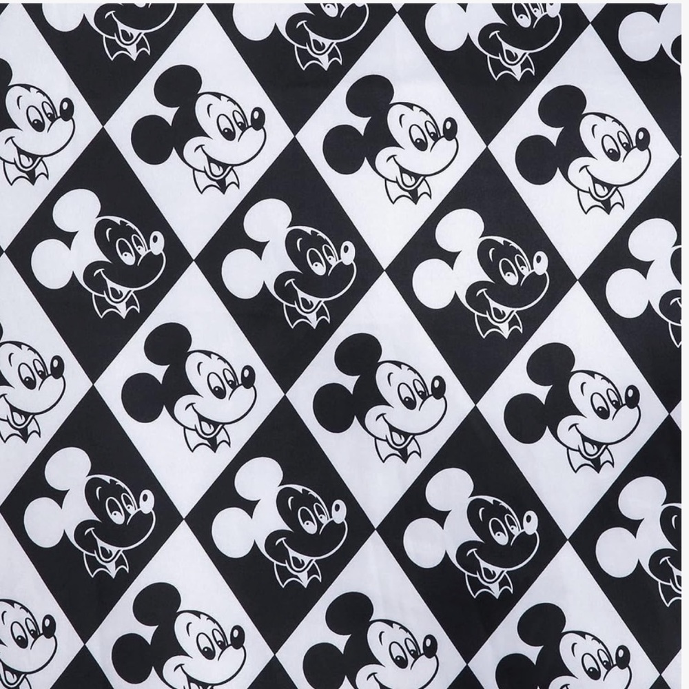 NWT Disney Mickey Mouse Black and White Lounge Pants for Adults - Picture 3 of 4